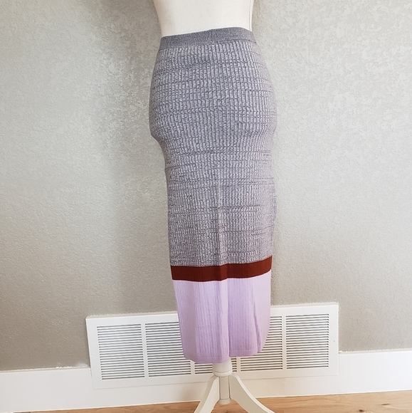 Free people knit set ribbed skirt and tank top - Picture 4 of 11